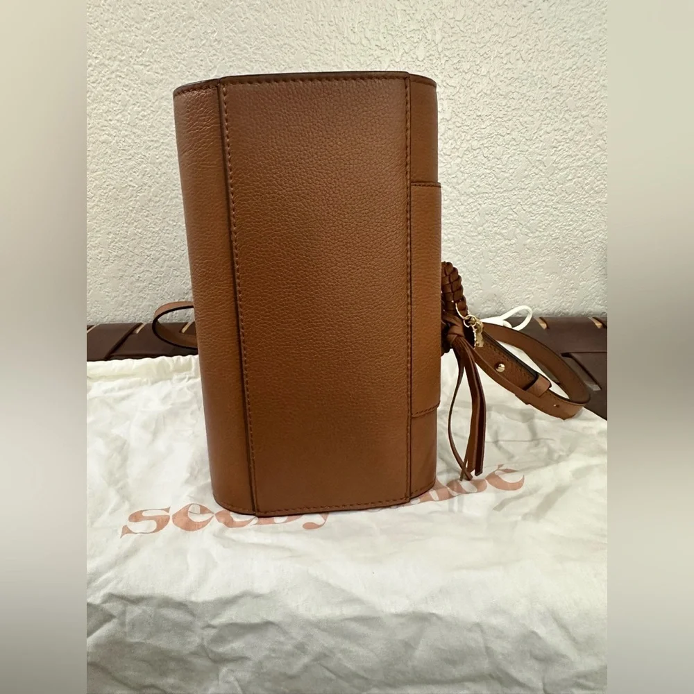 🆕 SEE BY CHLOE LADYLIKE JOAN in CARAMELLO - Picture 7 of 14